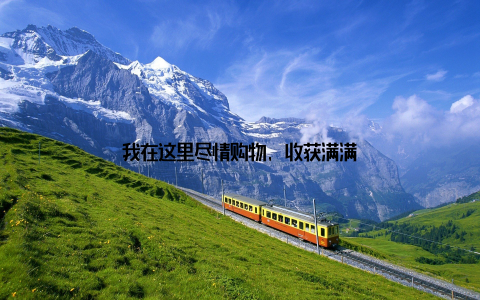 我在这里尽情购物, 收获满满