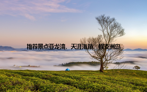 推荐景点亚龙湾、天涯海角、蜈支洲岛