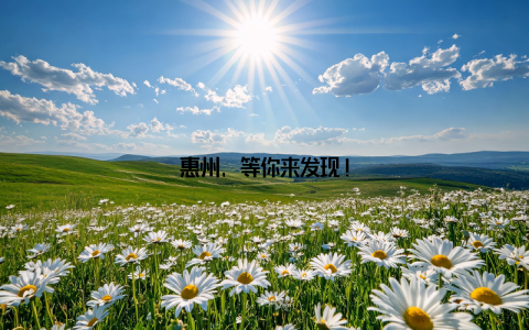 惠州, 等你来发现!