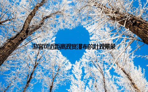 游客可近距离观赏瀑布的壮观景象