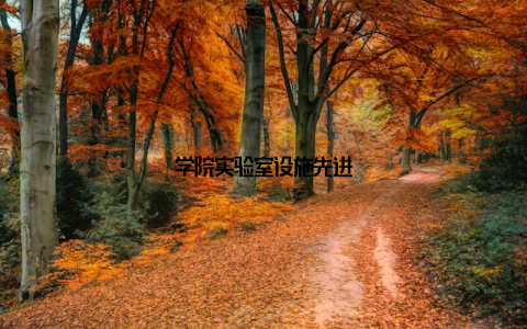 学院实验室设施先进